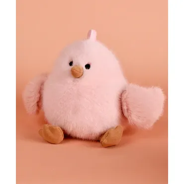 PIOU - Peluche poussin rose...