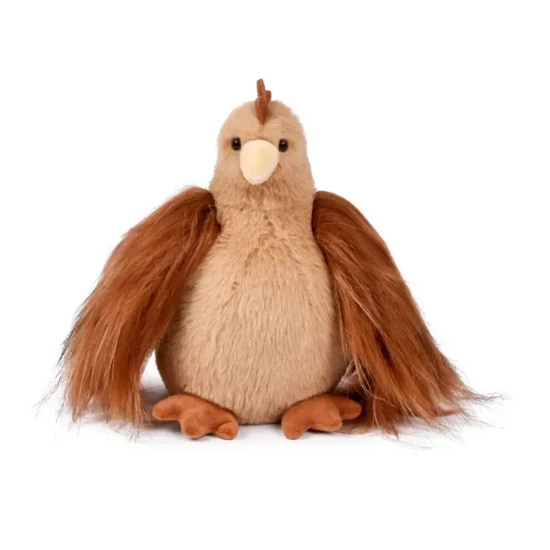 Peluche POULETTE Rousse - 20 cm