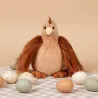 Peluche POULETTE Rousse - 20 cm