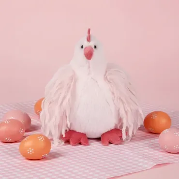 Peluche POULETTE Rose lady...