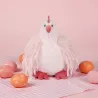 Peluche POULETTE Rose lady -20 cm