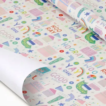 Papier Cadeau - Happy Birthday