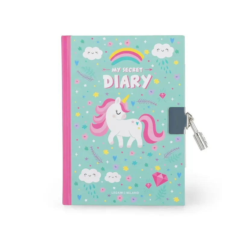 Journal Intime avec cadenas - Unicorn