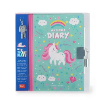 Journal Intime avec cadenas - Unicorn