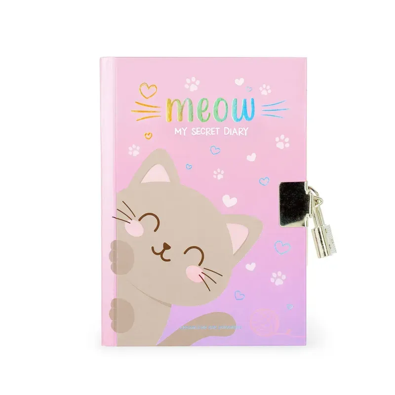 Journal Intime avec cadenas - Kitty