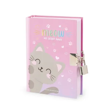 Journal Intime avec cadenas - Kitty