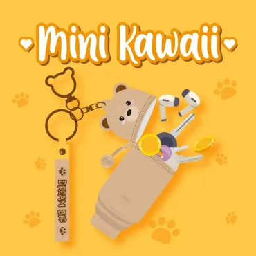 Porte-Monnaie Porte-Clés Teddy Bear