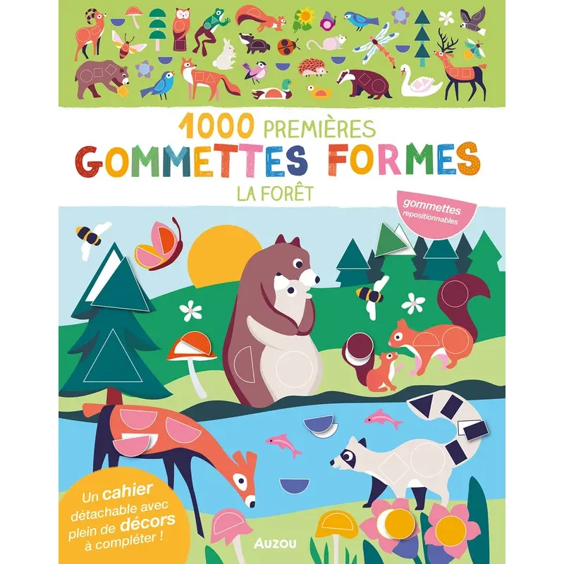 Gommettes formes - L'aventure de petite licorne