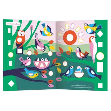 Gommettes formes - L'aventure de petite licorne