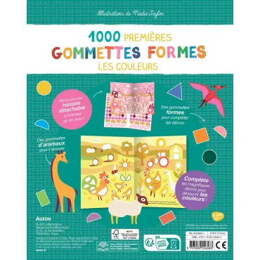 Gommettes formes - Coucou petit panda