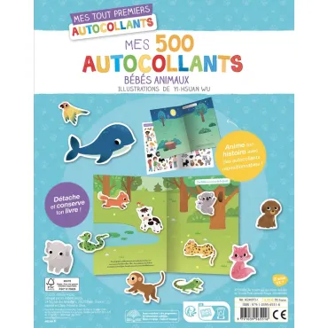 500 premières gommettes formes - Ferme