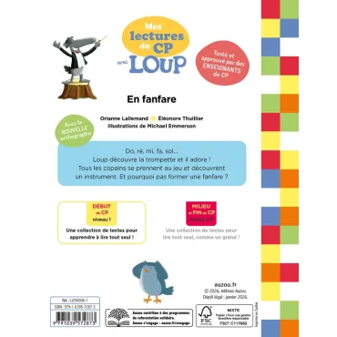 Mes lectures du cp avec Loup - En fanfare ! - Niveau 1