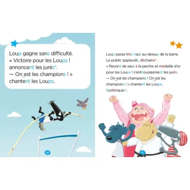 Mes lectures du cp avec Loup - Les jeux sportifs de la forêt - Niveau 2/3