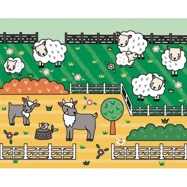 Peinture magique - Ferme