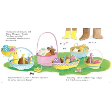 Petite taupe fête Pâques