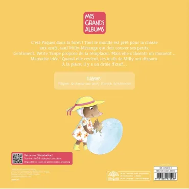 Petite taupe fête Pâques