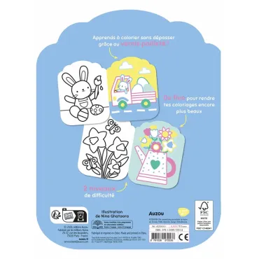 Je colorie sans dépasser - Pâques