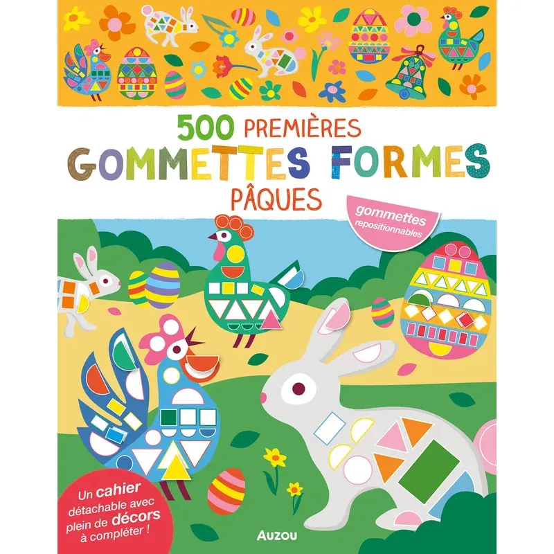Mes tout premiers autocollants - 500 gommettes formes pâques