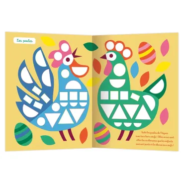 Mes tout premiers autocollants - 500 gommettes formes pâques