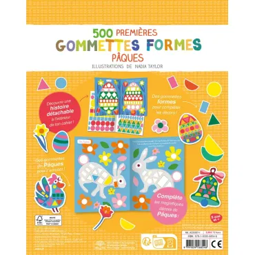 Mes tout premiers autocollants - 500 gommettes formes pâques