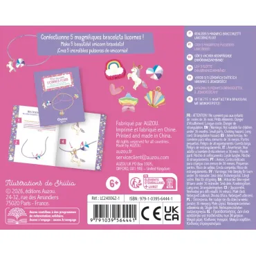 Mon superbe bijou - Mes bracelets licornes fluos