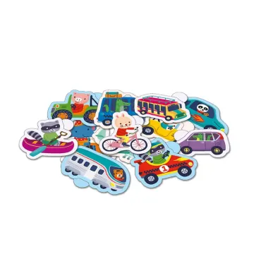 Ma pochette de 100 gommettes - Transports