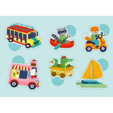 Ma pochette de 100 gommettes - Transports