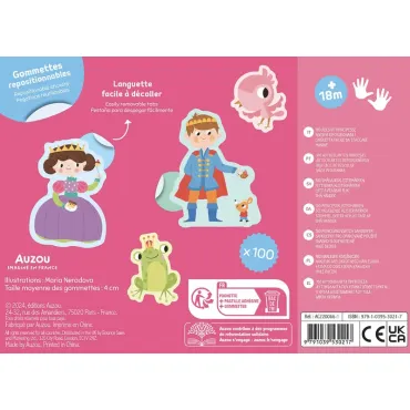 Ma pochette de 100 gommettes - Princesses