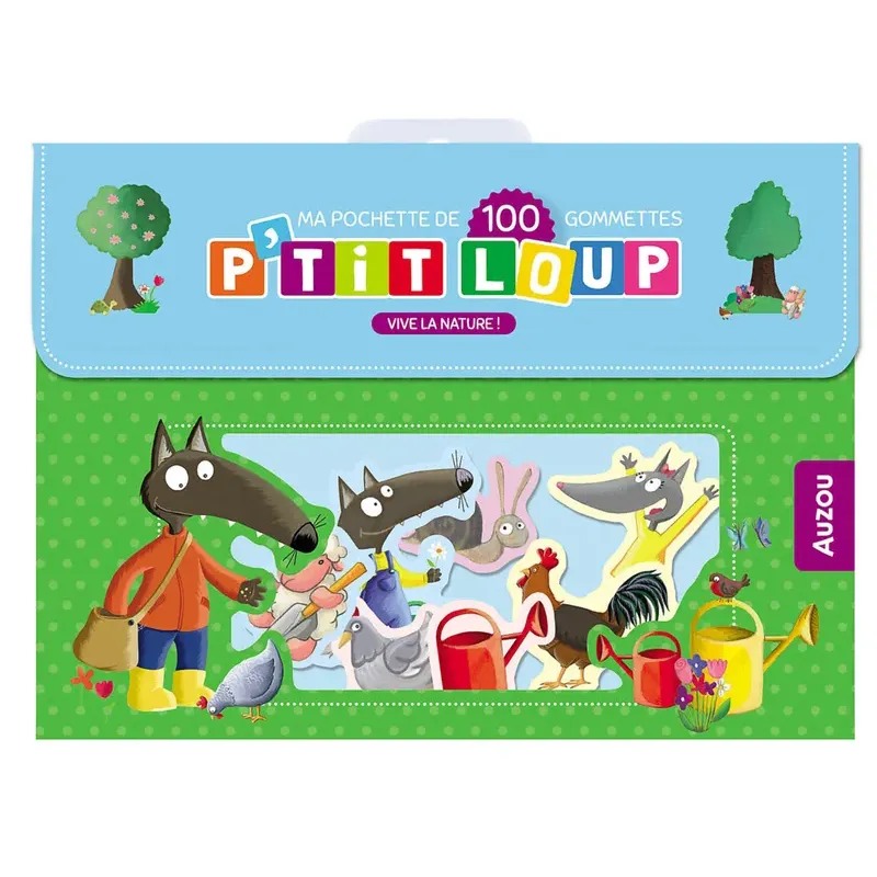 P'tit loup - Ma pochette de 100 gommettes