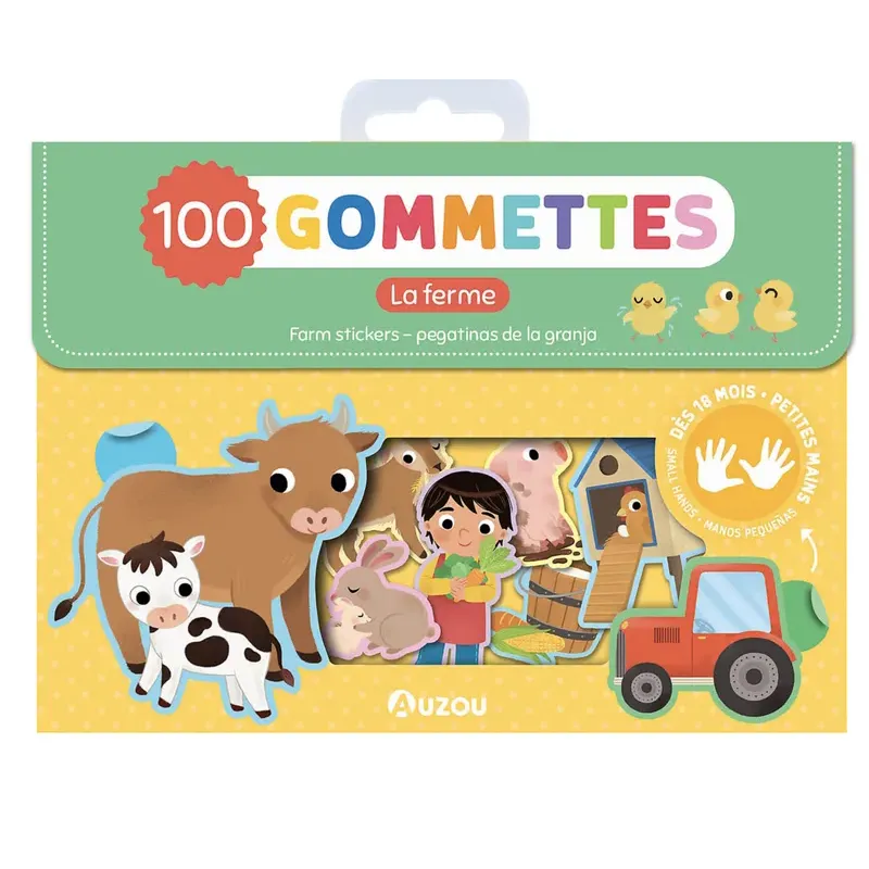 Ma pochette de 100 gommettes - La ferme