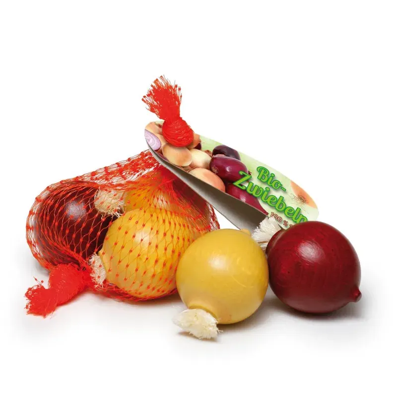 Oignons dans un filet