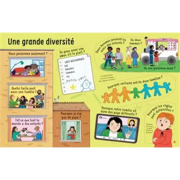 Les familles - Mon livre des questions-réponses