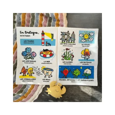 Livre d'éveil à froisser "Bretagne" - Gazette des bébés