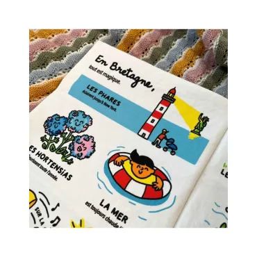 Livre d'éveil à froisser "Bretagne" - Gazette des bébés