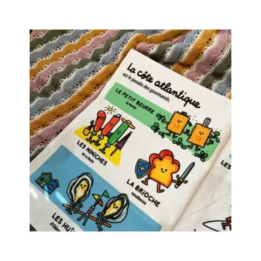 Livre d'éveil à froisser "Côte Atlantique" - Gazette des bébés