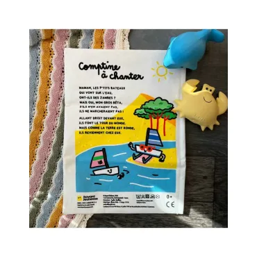 Livre d'éveil à froisser "Côte Atlantique" - Gazette des bébés