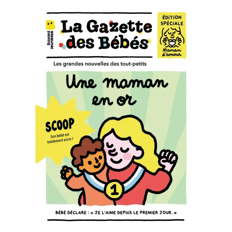 Livre d'éveil à froisser "Maman en or" - Gazette des bébés