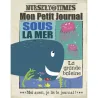 Livre bébé en tissu sensoriel - Mon petit journal - Sous la mer