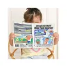 Livre bébé en tissu sensoriel - Mon petit journal - Sous la mer