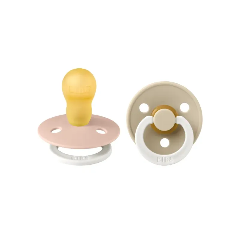 Pack de 2 tétines latex - Taille 3 - Blush GLOW/Vanilla GLOW
