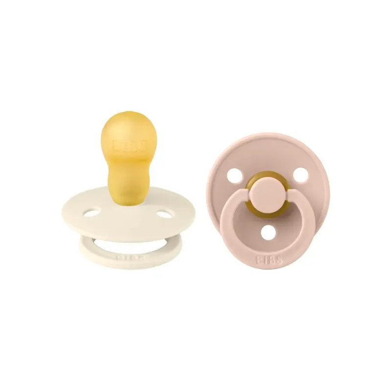 Pack de 2 tétines latex - Taille 3 - Vanilla/Blush
