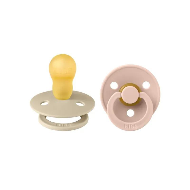 Pack de 2 tétines latex - Taille 3 - Vanilla/Blush