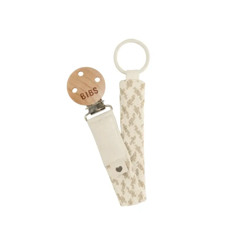 Attache-tétine tressé - Ivory/Vanilla