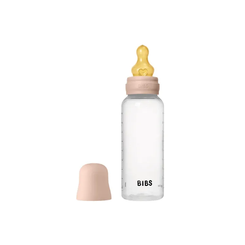 Biberon + Tétine latex - 270ml - Débit moyen - Blush