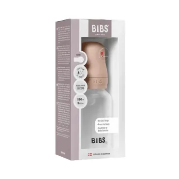 Biberon + Tétine silicone - 150ml - Débit lent - Blush