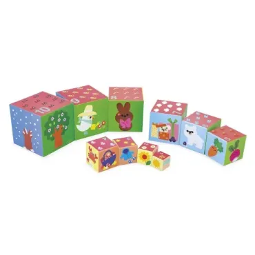 Pyramide carrée évolutive Les 4 saisons