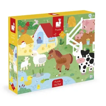 Puzzle Tactile - La Ferme -...