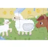 Puzzle Tactile - La Ferme - 20 pièces