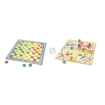 Jeux de dames et de petits chevaux carrousel