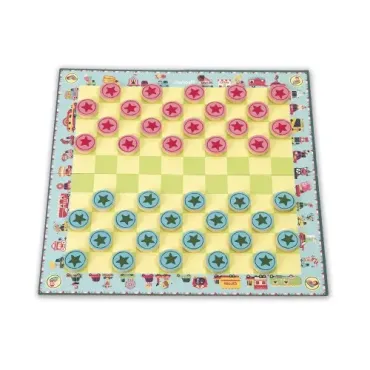 Jeux de dames et de petits chevaux carrousel